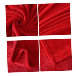 Thick Blankets Flannel Fleece Blanket 70x100cm (Red) blankets flannel blanket - Picture 1 of 4