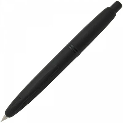 Pluma Estilográfica Pilot Namiki SIN TAPA Negra Mate Plumín Fino FC-18SR-BM-F  Foto 1 de 4