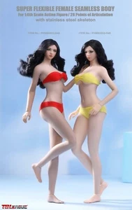 TBLeague PLLB2022 1/6 Mujer bronceado pálido medio pecho cuerpo para figura de acción de 12" - Imagen 1 de 23