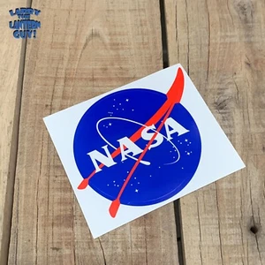 Calcomanía adhesiva de papel con logotipo vintage de la NASA 3,5" - Imagen 1 de 6