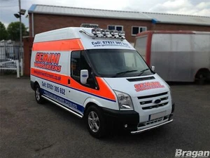 Roof Bar + LEDs For Mercedes Sprinter 2018+ Stainless Steel Spot Light Bar Van - Picture 1 of 8