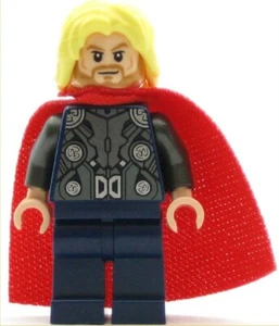 LEGO Super Heroes Minifigure Thor with Soft Cape (Genuine) - Picture 1 of 1