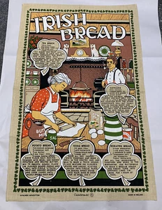 Asciugamano da tè tradizionale pane irlandese vintage con 5 ricette tradizionali irlandesi - Foto 1 di 12