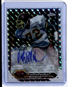 2023 Topps Composite Chrome Geometrics Autograph Variation Dexter Manley Auto - Picture 1 of 2
