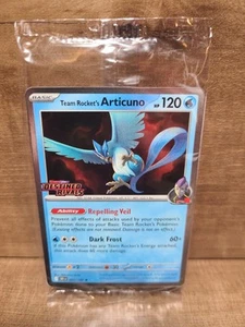 Pokémon TCG -Team Rocket's Articuno 051/182 Destined Rivals STAMP Best Buy Promo - Picture 1 of 5