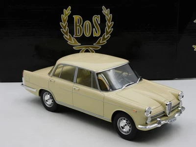 BOS Alfa Romeo 2000 berlina 1958 1/18 in scatola 1000 pz. - Immagine 1 di 4