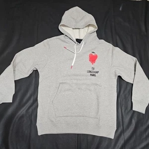 NWT ~ Longchamp x EU Emotionally Unavailable Grey Hoodie Size Large - Picture 1 of 7