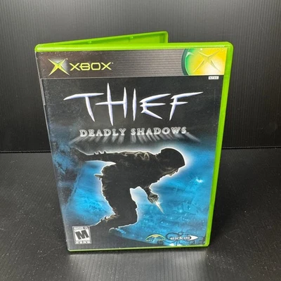 Thief Deadly Shadows Xbox Complete CIB Video Game Stealth Action M Rated - Image 1 of 4
