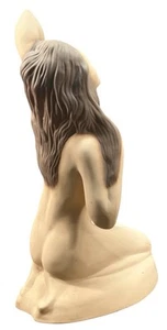 Ceramic Statue Sculpture Nude Female 22” Tall Hand Painted Vintage 1970’s - Picture 1 of 17