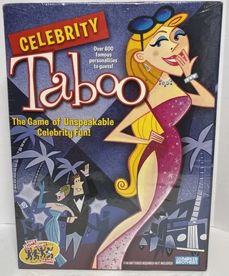 Celebrity Taboo Board Game Parker Brothers 2004 New Sealed  - Image 1 of 4