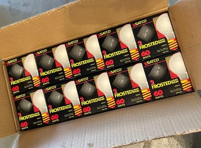 SATCO S6053 60 Watt A19 Incandescent; Frost; 610 Lumens; Medium - Image 1 of 2