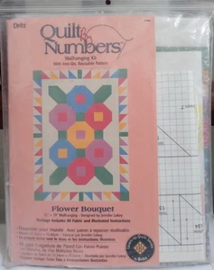 Trapunta Dritz con numeri mazzo di fiori 3906 tessuto vintage impara trapuntatura artigianato - Foto 1 di 5