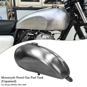 12L Handmade Motorcycle Petrol Gas Fuel Tank For Honda CB400ss 2001-2008 2005 - Picture 1 of 8