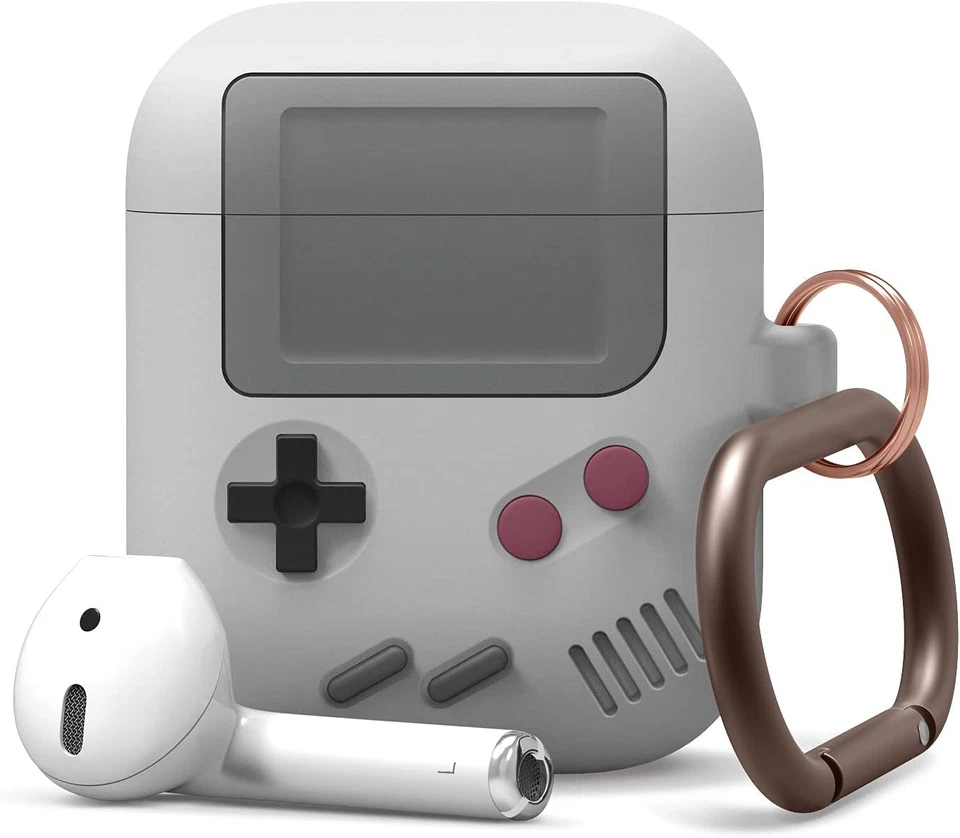 Airpods Case - elago Aw5 Game Boy Light Grey