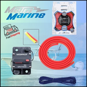 METRA MARINE ML-AK8-20 / MARINE 8 GAUGE AMP KIT W/ CIRCUIT BREAKER - 20 FT CABLE - Picture 1 of 5