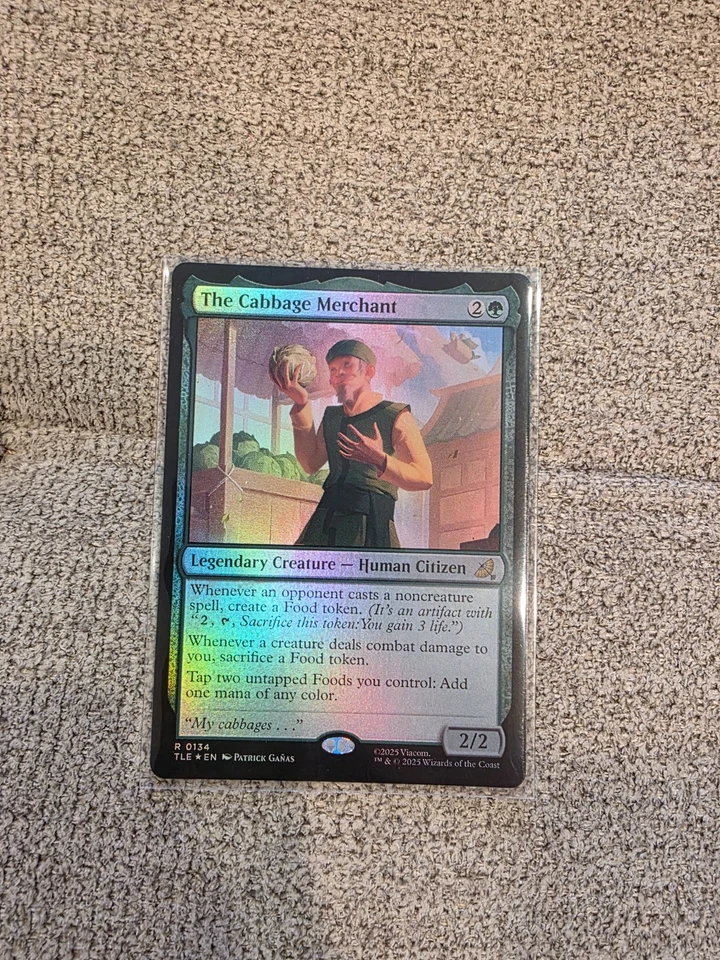 MTG ATLA Avatar TLE #0134 Foil The Cabbage Merchant  - Image 1 of 1
