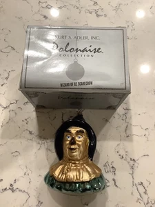 Kurt Adler Polonaise Komozja Zauberer von Oz "Scarecrow" 1997 Ornament (25062) - Bild 1 von 11