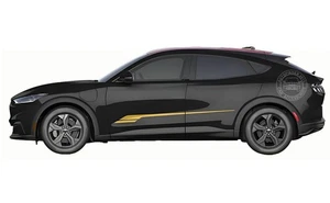 Car Side Door Sticker Graphics Decal For Ford Mustang Mach-E Vinyl Racing Stripe - Picture 1 of 8