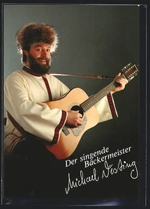 AK Horn-Bad Meinberg, Der singende Bäckermeister Michael Vesting aus dem Café V - Bild 1 von 2