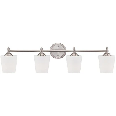 Светильник для туалетного столика Designers Fountain 15006-4B-35 Darcy матовый никель - Изображение 1 из 4