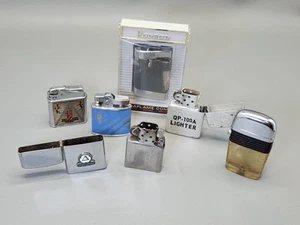 Lot of Lighters And Insert For Parts & Repair Ronson Zippo Scripto Winsor Cobid - Picture 1 of 23