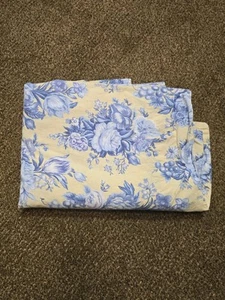 Lauren Ralph Lauren Full Flat & Fitted Sheet Yellow Blue Rose Floral French Coun - Bild 1 von 10