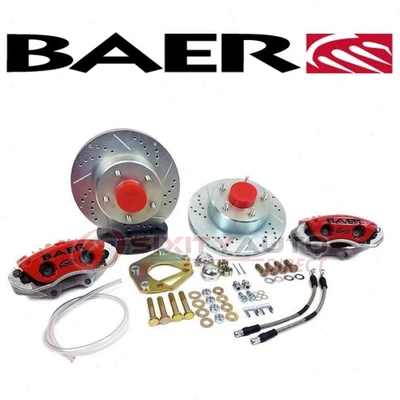 Baer Front Brake Caliper Rotor Pad Hose Kit for 1964-1972 Chevrolet Chevelle in — 第 1/4 张图片