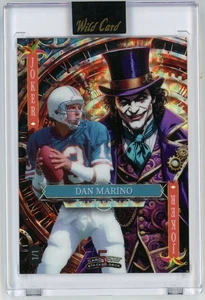 Dan Marino 2025 Wild Card National Exclusive Jokers Wild 1/1 Miami Dolphins QB - Picture 1 of 2