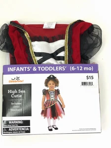 High Sea Pirate Cutie Halloween Costume for Toddler Girls Sz 6-12M Dress Up NEW - Picture 1 of 4