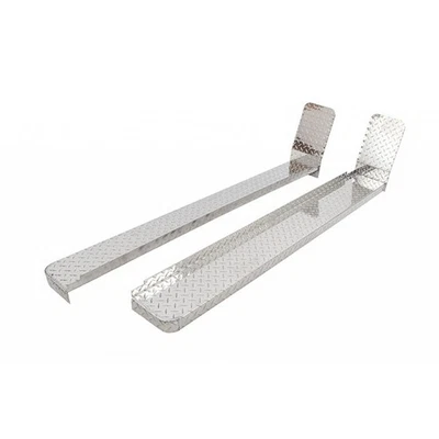 Dee-Zee Running Boards For Ford E-150/E-250 2006-2014 | Cut-A-Away 37In | Silver - Image 1 of 4