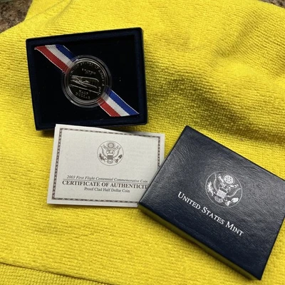 2003-P Proof First Flight Centennial Commemorative Clad Half Dollar in OGP 🔥🔥 - Image 1 of 4