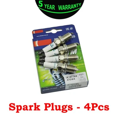 4 Set For VW Audi Double Iridium Spark Plugs 4701 DensoTurbo 1.8T/2.0T 04-12 - Image 1 of 4