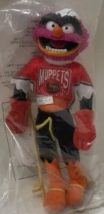 MWT! Muppets Animal McDonalds Canada 1995 Plush Doll In NHL Jersey Plastic Head! - Picture 1 of 1