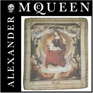 Alexander McQueen 'Virgin & Child' A/W 2010 Angels & Demons Vintage Scarf - Picture 1 of 12