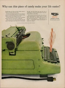 1956 Home Office Typewriter Royal 50s Vintage Print Ad Electric Standard Portabl - Picture 1 of 9