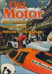 Old Motor Dec 1979 Bugatti Moss on Jaguars Porsche 917 Aston Martin DB4/5/6 RREC - Imagen 1 de 1