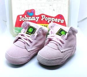 Johnny Popper Pink Baby Shoes JD0295 - Picture 1 of 8