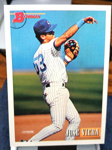 1993 Bowman Baseball Card of Jose Viera #256 (NM) Free Returns