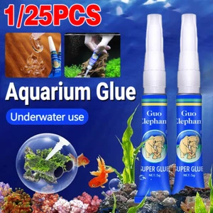 Aquarium Glue Adhesive Glue Aquatic Plant wood Moss Coral Sea Freshwater 5g - Picture 1 of 15