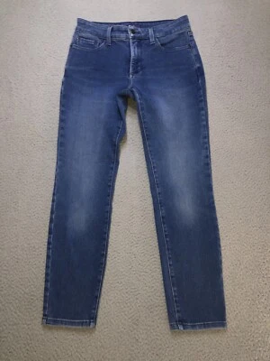 NYDJ Jeans Womens 6p Blue Alina Legging Lift Tuck Stretch Mid Rise Medium Denim - Image 1 of 4
