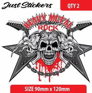 Heavy Metal Rock skull car sticker popular laptop, skateboard, car sticker, win - Picture 1 of 1