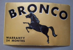 Calcomanía de coche BRONCO bronce metálico garantía 24 meses *C6 - Imagen 1 de 3