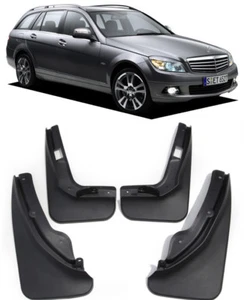 Genuine Splash Guards Mud Flaps For 2008-2011 Mercedes Benz C Class Estate T-Mod - Picture 1 of 11