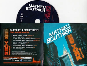 CD COLLECTOR IN PLASTIC SLEEVE MATHIEU BOUTHIER  NEW YORK CITY 9 VERSIONS  - Picture 1 of 1
