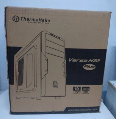 Thermaltake CA-1B3-00M1NN-01 Versa H22 Plus Mid-tower 4 x 12cm Fans USB 3.0 - Image 1 of 4
