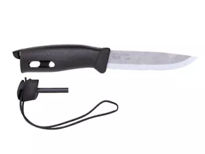 MoraKniv Companion Spark BLACK (S) Bushcraft Knife - Picture 1 of 3