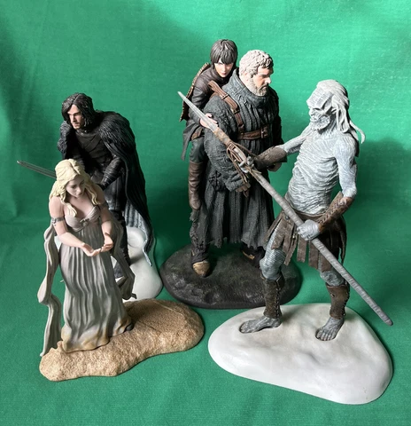 Game Of Thrones HBO Figures White Walker Jon Snow Lady Daenerys Hodor Bran Lot Cover