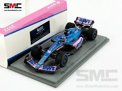 Alpine Renault BWT F1 A522 #14 Fernando Alonso Monaco GP 2022 1:43 Spark S8520 - Image 1 of 4