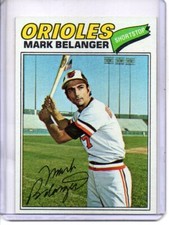 1977 TOPPS #135 MARK BELANGER BALTIMORE ORIOLES