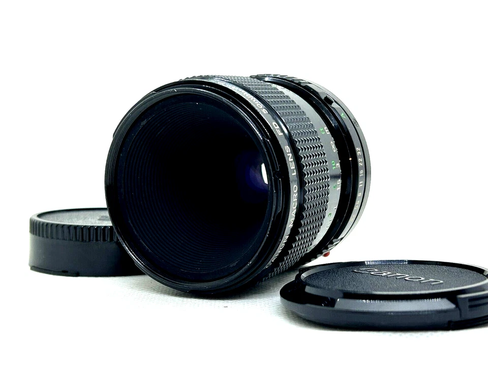 【 EXC+4. 】 Canon New FD NFD 50mm F/3.5 MF Macro Lens for A-1 AE-1 from Japan JPN - Image 1 of 4